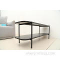 two tiers tv stand multifunction
